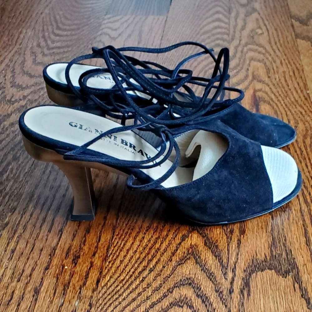 Gianni Bravo 36 black Suade